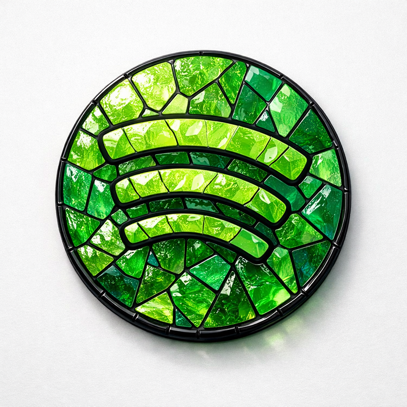 Phù Hiệu Thủy Tinh Màu Mosaic