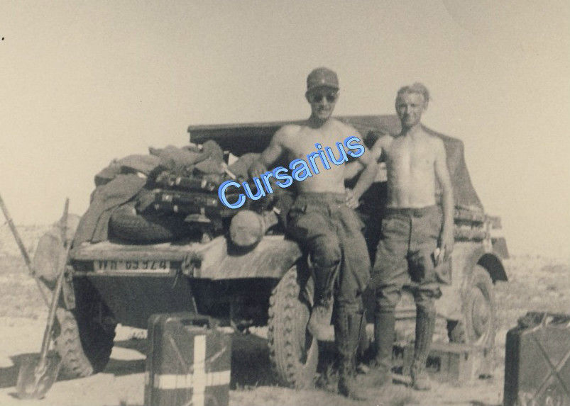 Wehrmacht Afrika Korps Dak VW Kübelwagen Wasser 