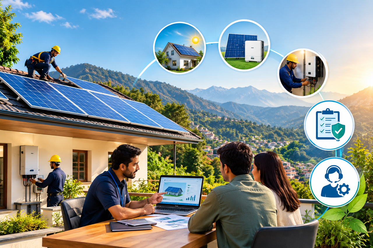 Solar Company in Chinyalisour - Aditya Green Power