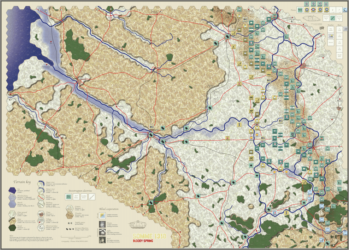 Somme 1918Map