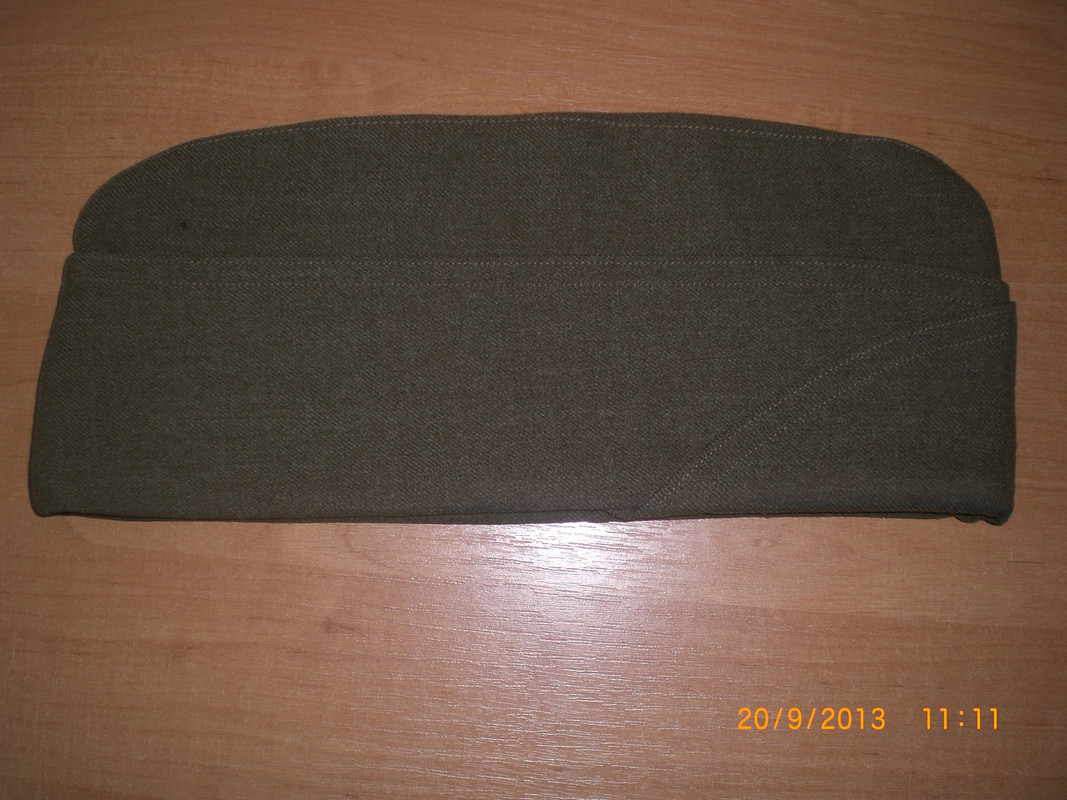 03 - Gorro Guarnicion O.D. ( Sin Piping ) Made British 1944