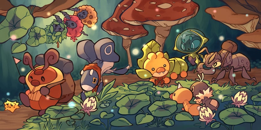 joltik-weedle-sewaddle-kricketot-burmy-a