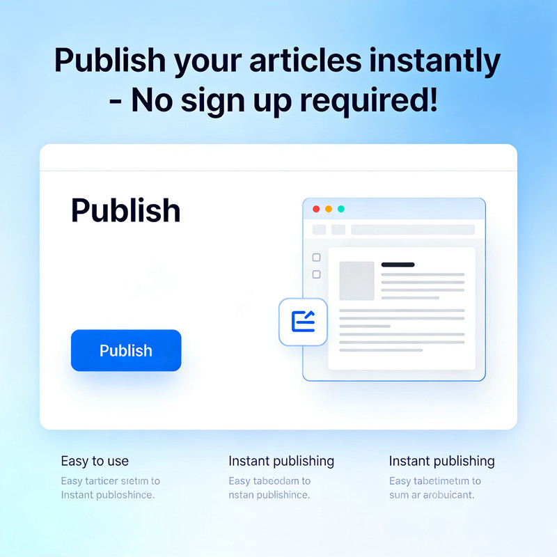 Free Blog Posting Platform Interface