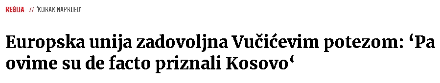 Europska unija zadovoljna Vučićevim potezom: ‘Pa ovime su de facto priznali Kosovo‘ Screenshot-13646