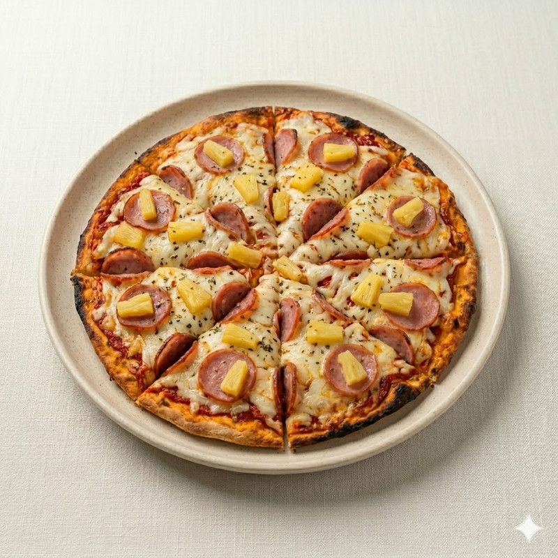Pizza De Piña Y Queso (30 Cm.)