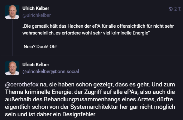 Ulrich Kelber zur ePA