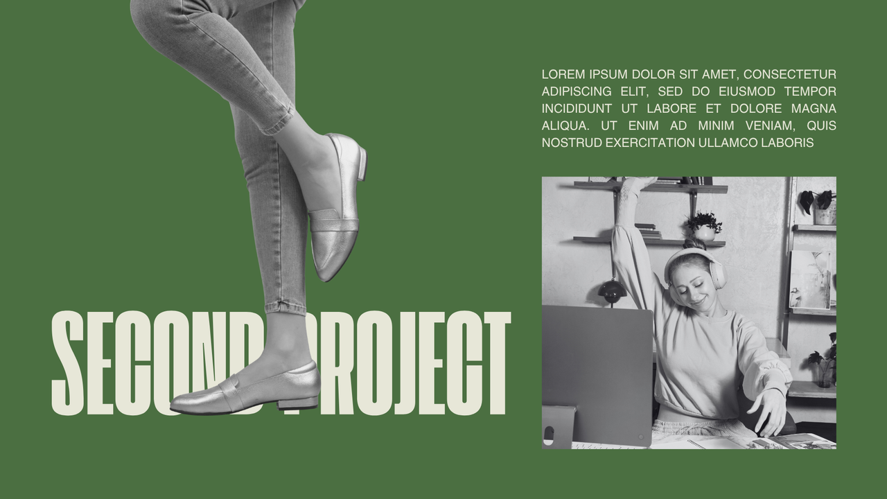 Black Beige Bold Portfolio Presentation