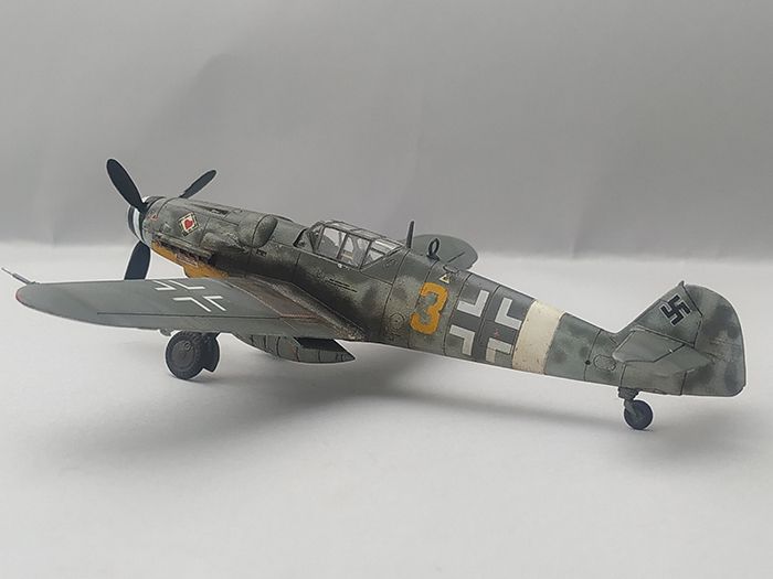 Bf-109G-6 JG-77 Steinheurer, AZ models, 1/72 IMG-20211107-095629