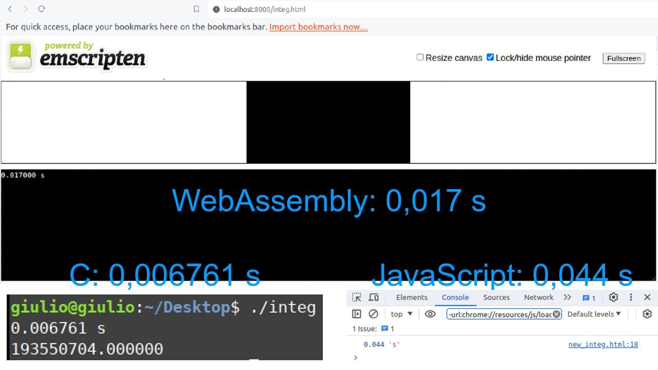 WASM-C-Java-Script-confronto-integrazione-numerica