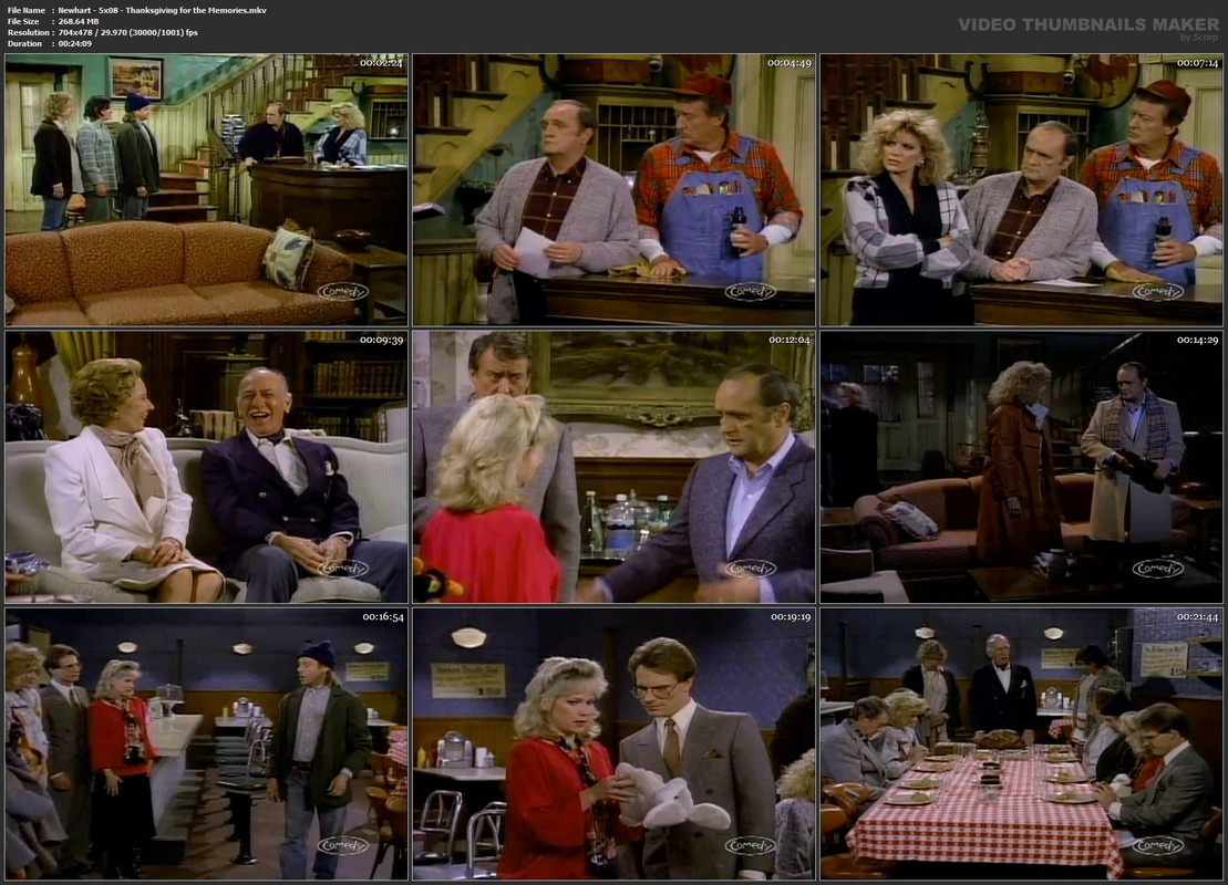Newhart - 5x08 - Thanksgiving for the Memories.mkv
