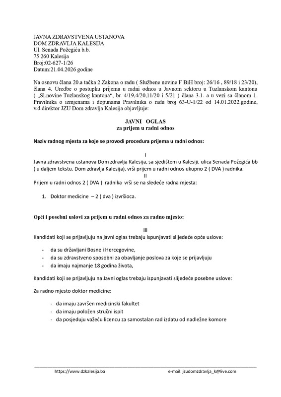 Oglas prijem u radani odnos dva doktor medicine page 0001