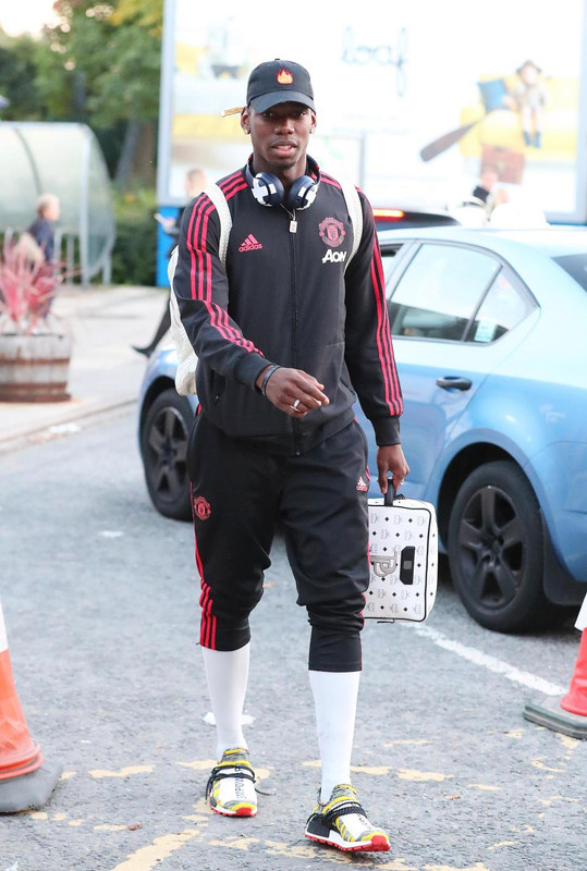 Paul Pogba Rockin’ Pharrell Williams’ HU’s