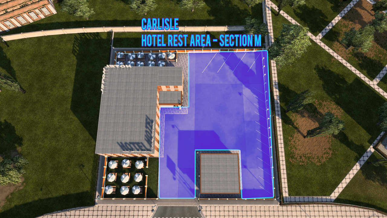 Carlisle Hotel Rest Area Section M