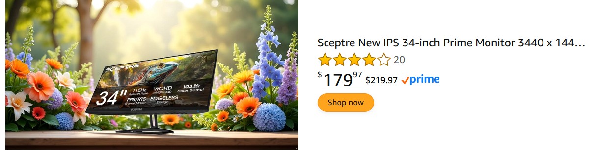 Amazon Product Banner