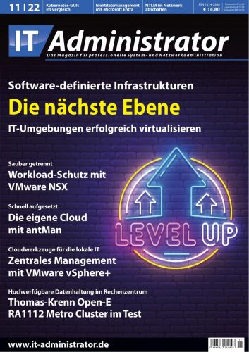 Cover: It-Administrator Magazin No 11 November 2022