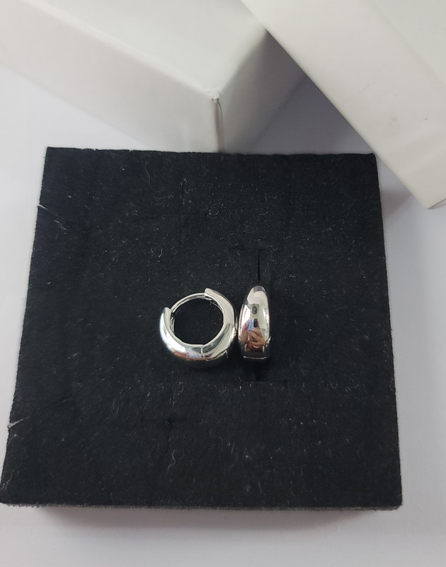 Arete plateado 17