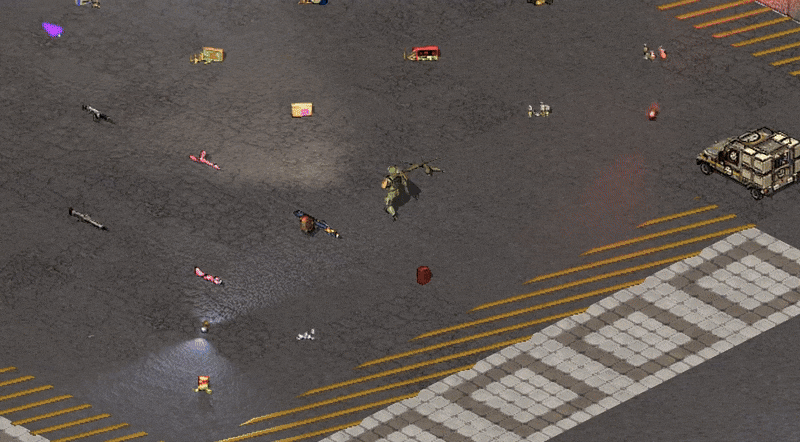 《Brigador Killers》武器与弹药拾取