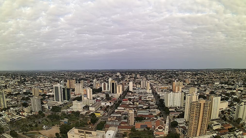 Campo Grande nesta manhã de terça-feira