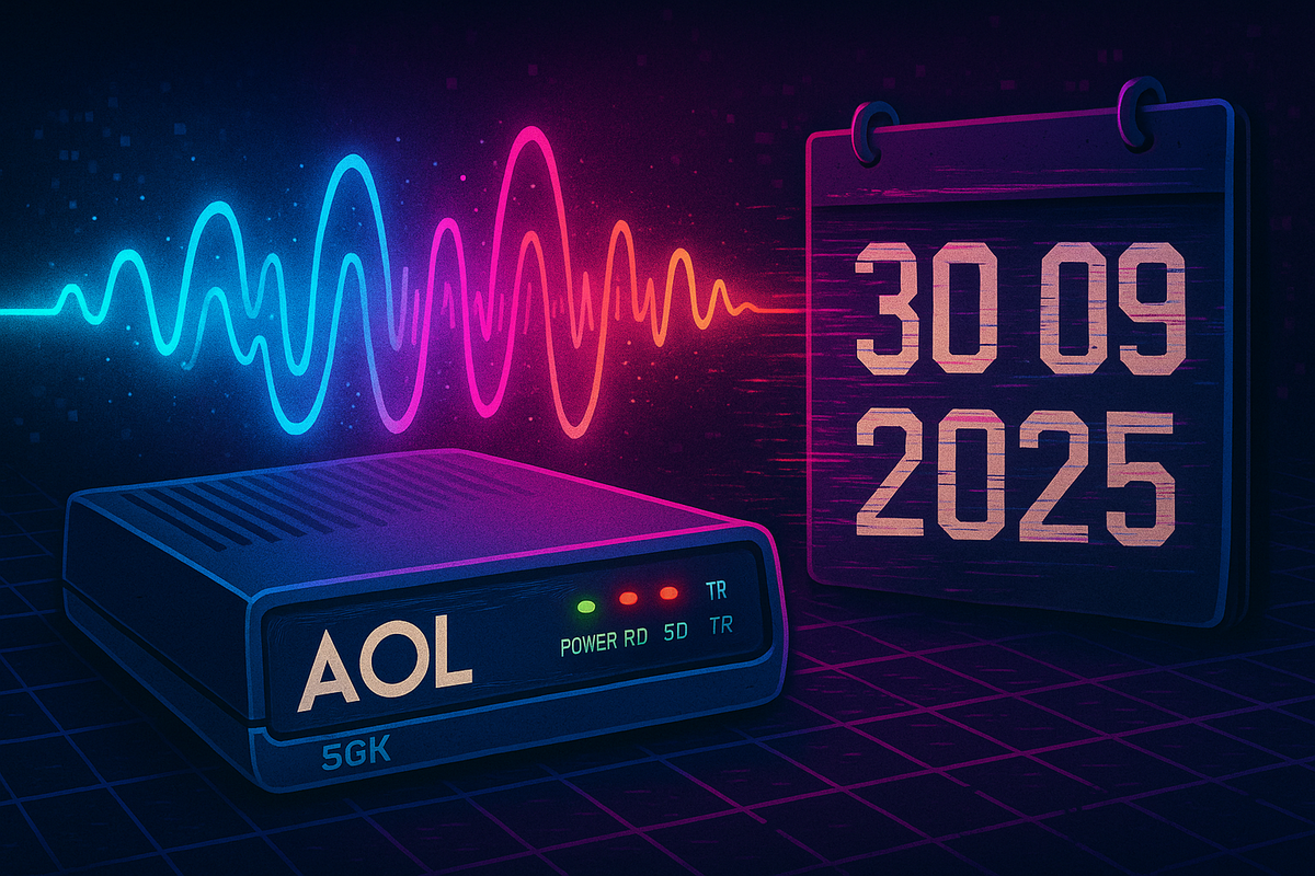Adeus, Barulhinho Nostálgico: AOL Desliga a Internet Discada e Enterra o Último Portal dos Anos 90