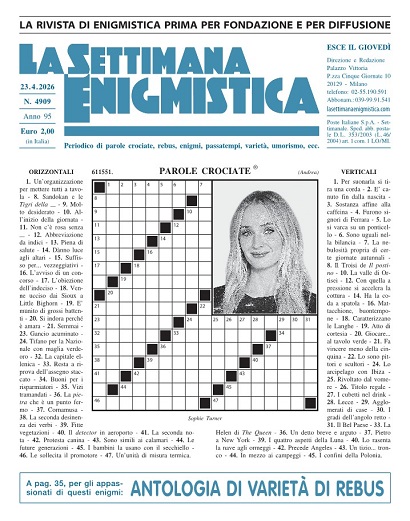La Settimana Enigmistica N. 4909  (23 Aprile 2026)