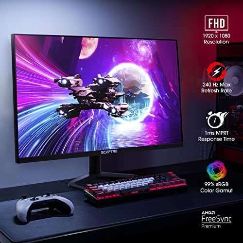 Amazon: Monitor Gamer 240hz 27 pulgadas 
