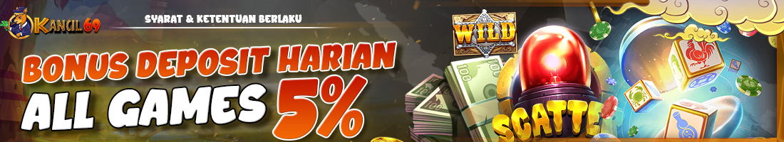BONUS DEPOSIT HARIAN 5%