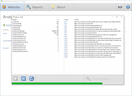 Arclab Website Link Analyzer 2.6 Arclab Website Link Analyzer 2.6