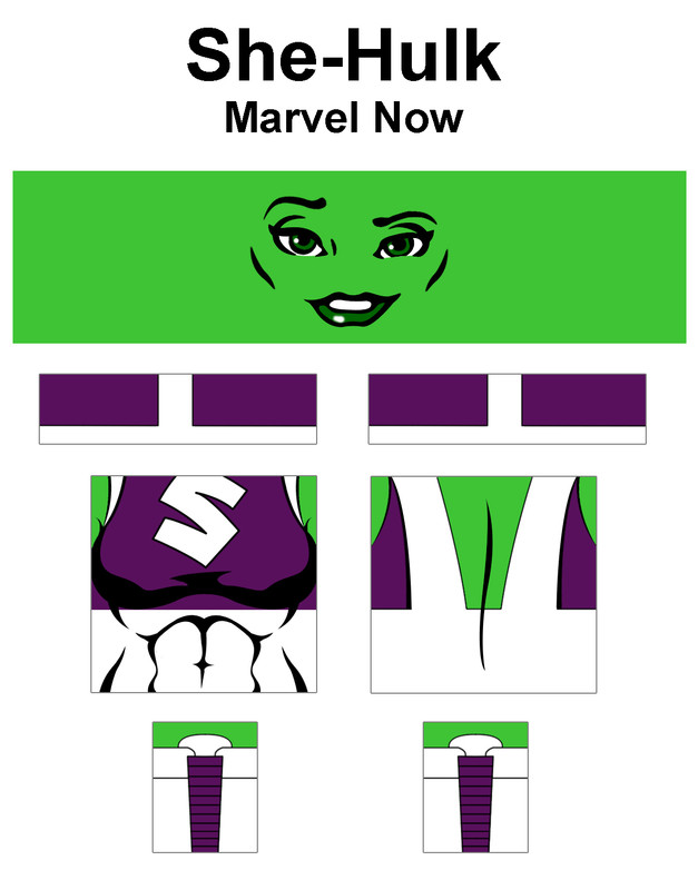 She Hullk Decal Sheet