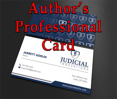 Author’s Professional Card