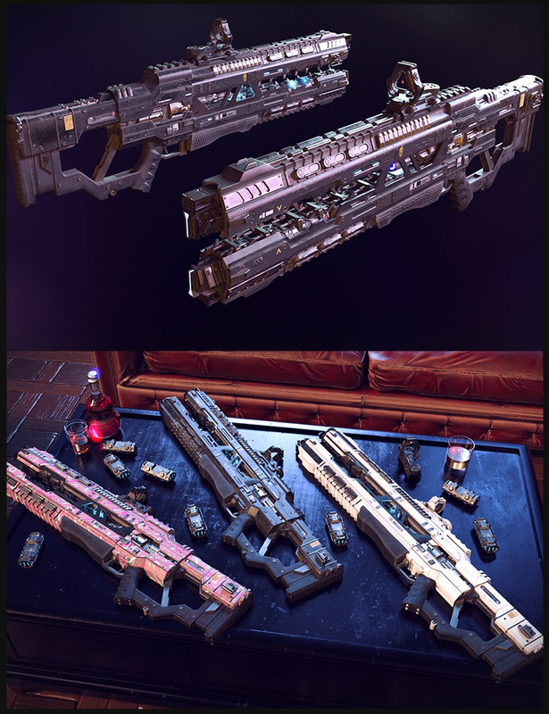 Cyberpunk Railgun Cyberpunk Railgun