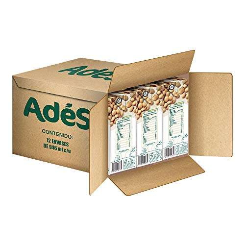 Amazon: Ades Soya, Natural Light, 946 ml, Paquete de 12 | Planea y Ahorra 
