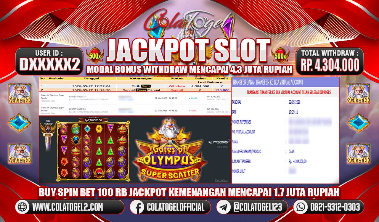 JACKPOT SLOT GACOR!!