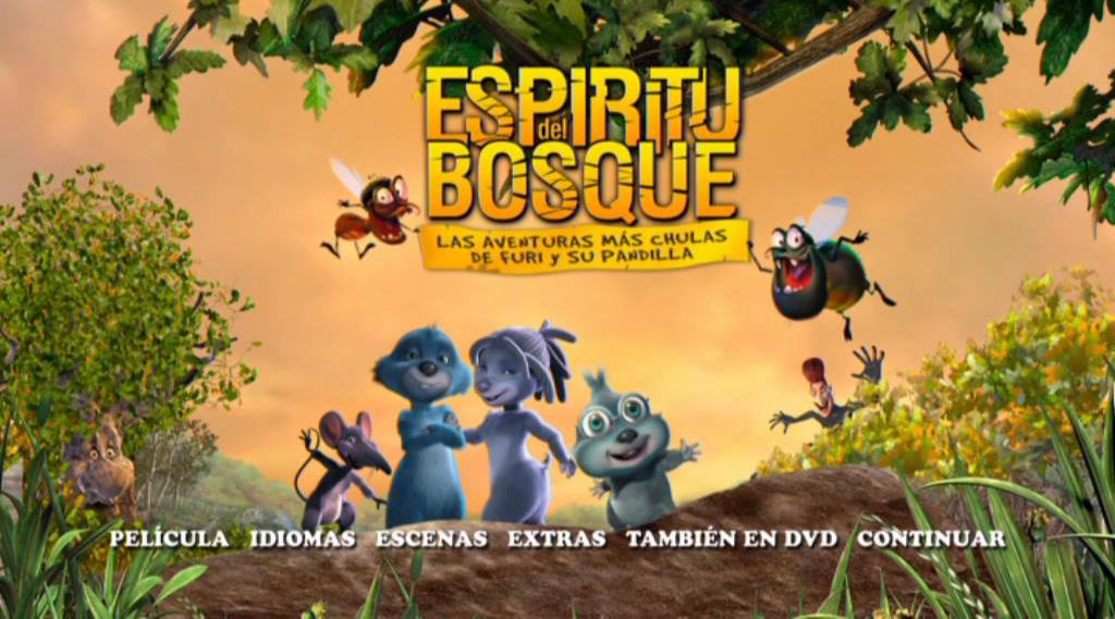 ESPIRITU DEL BOSQUE MENU - Espíritu del bosque [2008] [Fantástico] [DVD9] [PAL] [Leng. ESP/CAT/GAL/EUS] [Subt. No contiene]