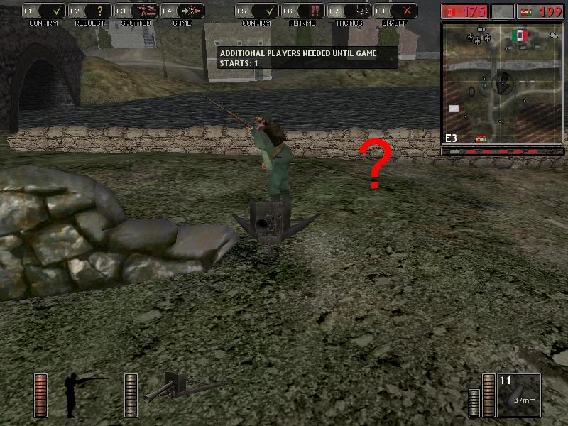 Puteaux 37mm M1916 trench gun gunner