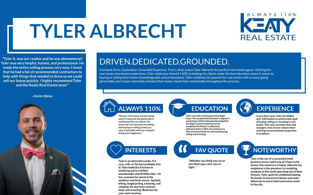 Tyler Albrecht, Talk to Tyler Keaty Real Estate, LLC