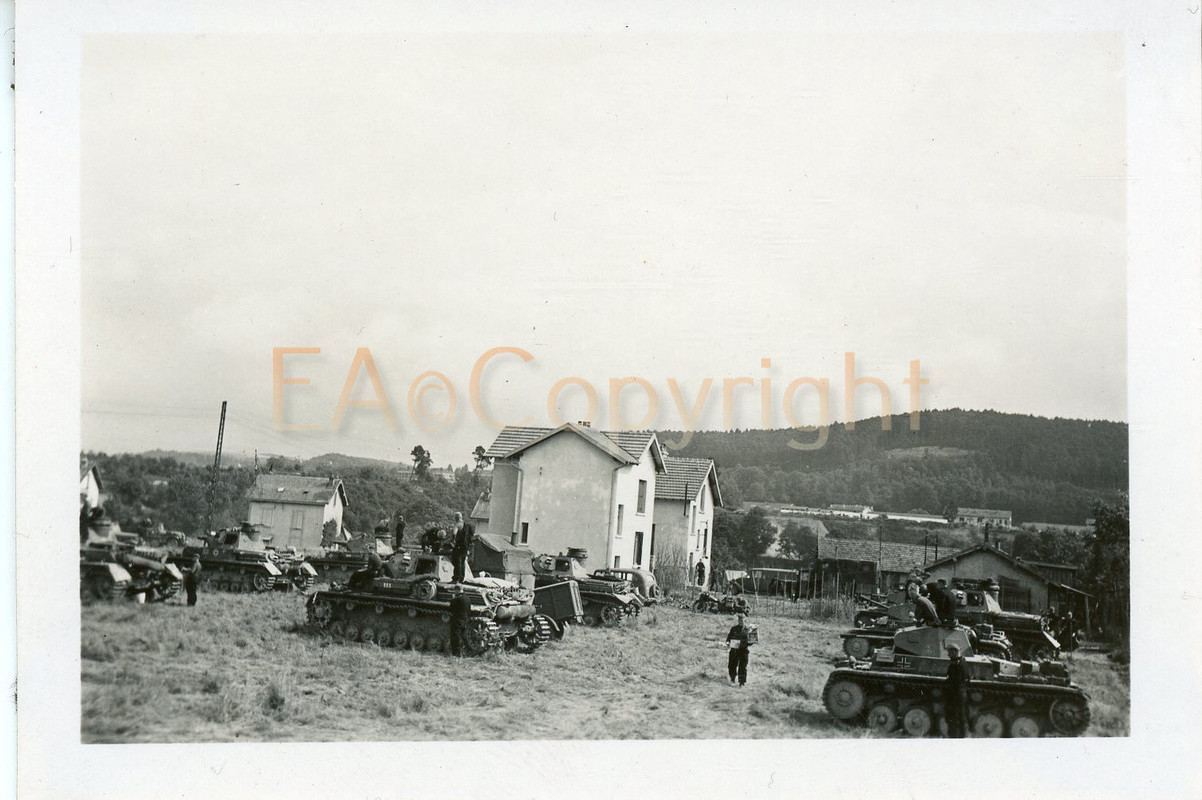 Sammelstelle Panzer IV Tank Kämpfe Foto