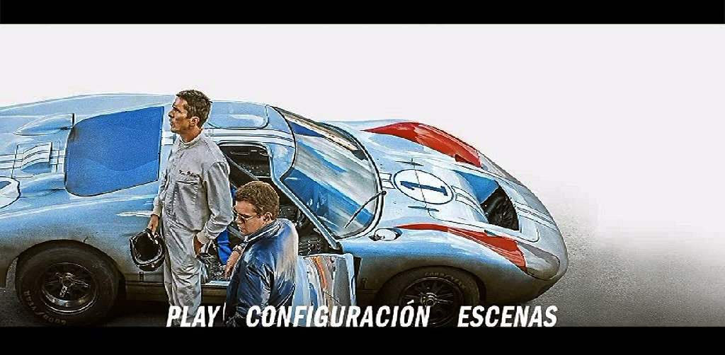 FORD V FERRARI MENU - Le Mans '66 (Ford v. Ferrari) [2019] [Drama, acción] [DVD9] [PAL] [Leng. ESP/ENG] [Subt. Multi]