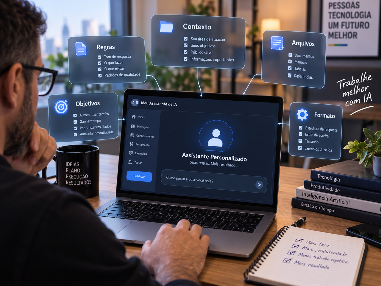 Como criar um assistente de IA que realmente segue suas regras e parar de repetir o mesmo prompt