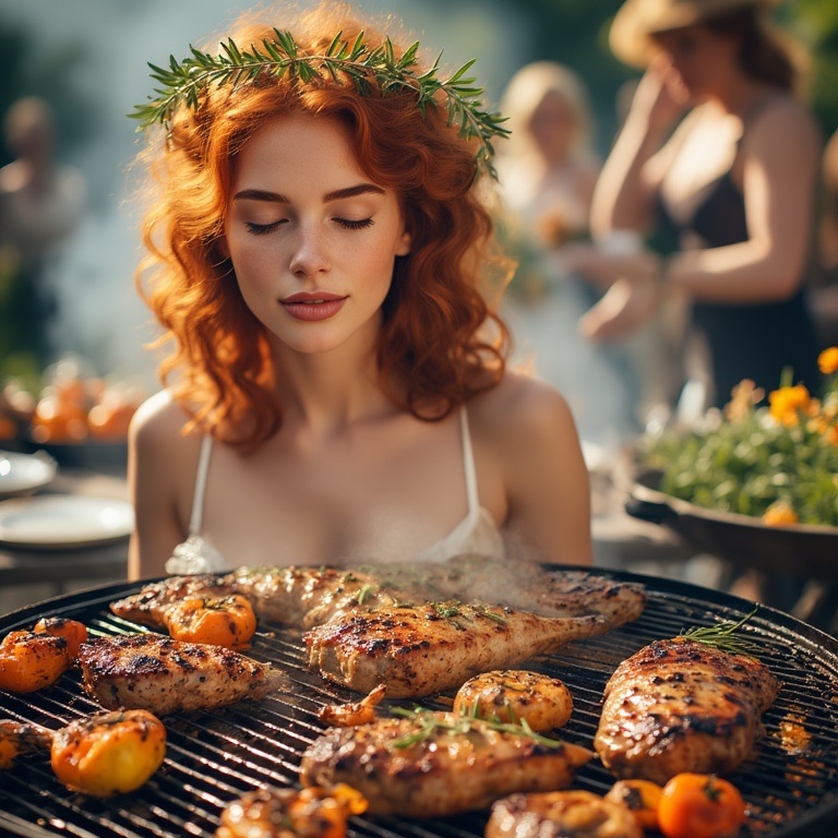 Garden wedding Redhair 0 09