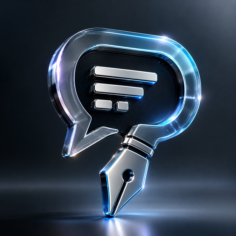 Result of: Chrome Bite: Futuristic Tech Icon