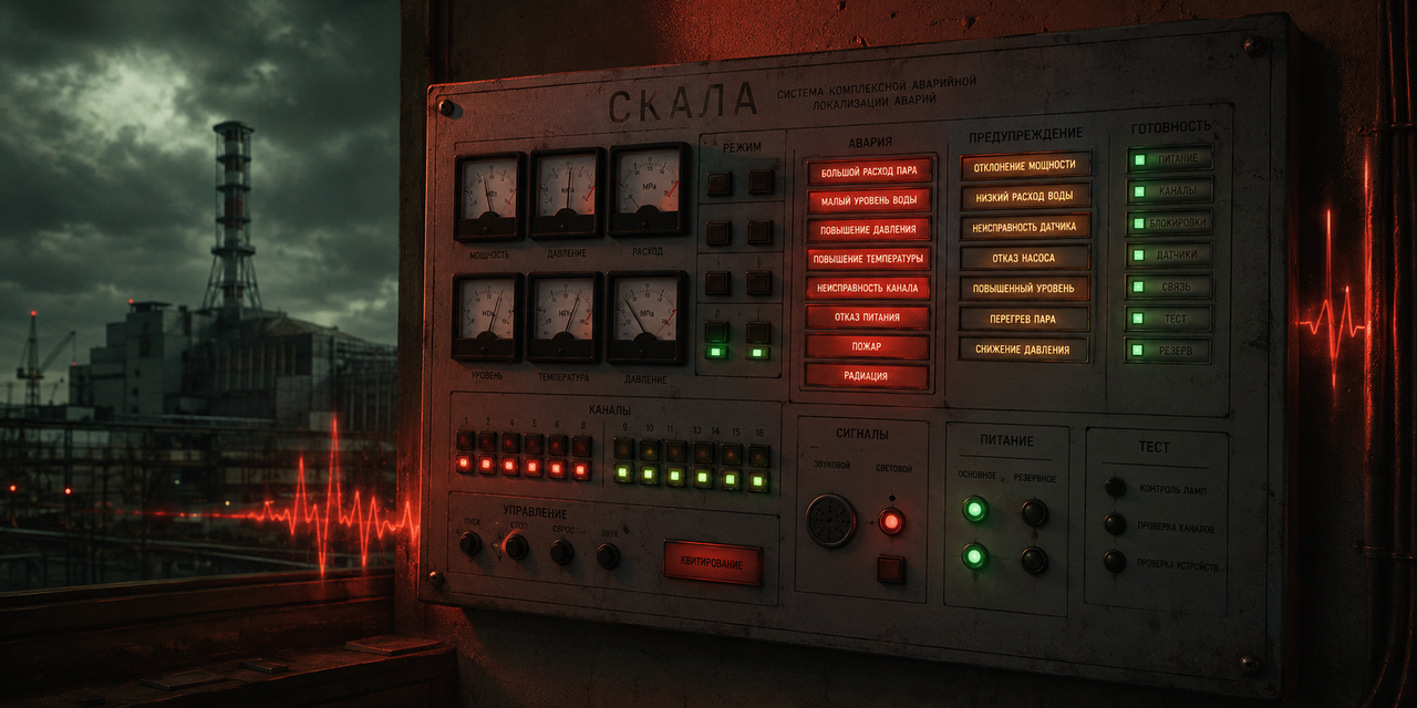 SKALA Status Panel: A Réplica Artesanal que Traz Chernobyl de Volta à Vida