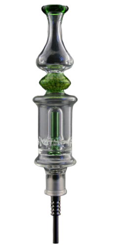 10″  Glass Pipe Collector Straw Titanium Tip