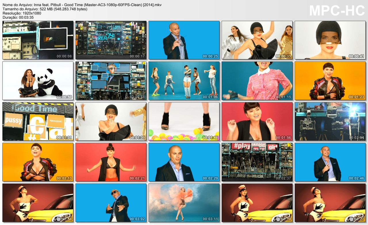 Inna feat. Pitbull - Good Time (Master-AC3-1080p-60FPS-Clean) [2014]