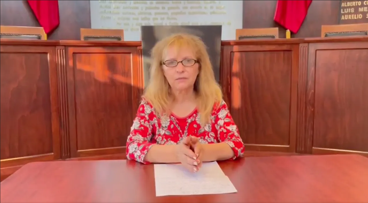 Yolanda Sánchez reaparece en un video después de ser liberada por el CJNG