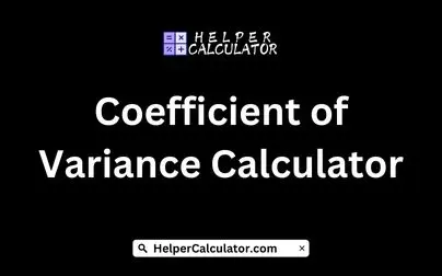 Coefficient of Variance Calculator