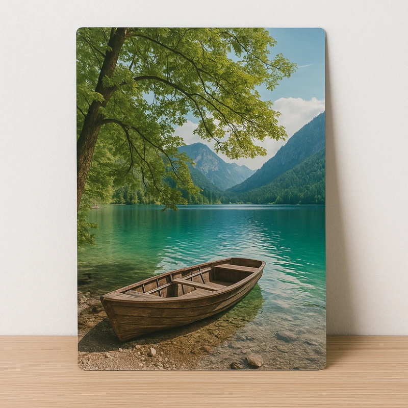 Metallbild als Wanddekoration – SideSocks Metallkunstwerk