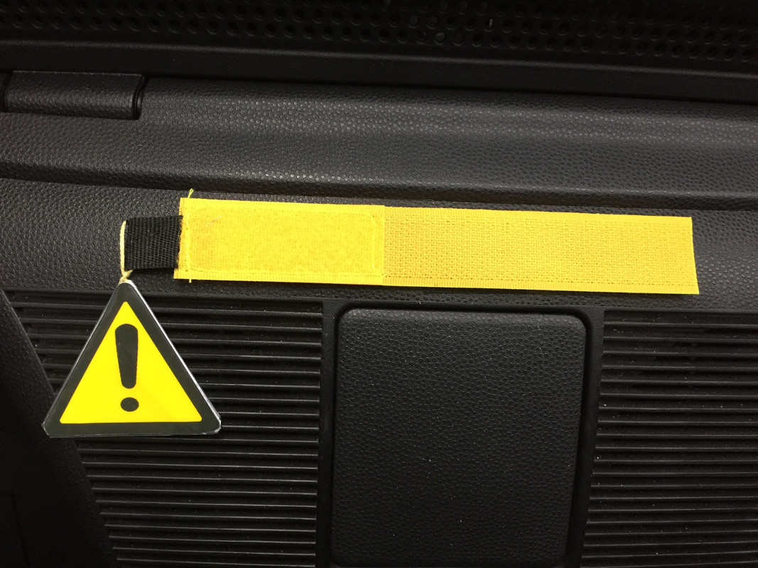 cable tidy on bulkhead