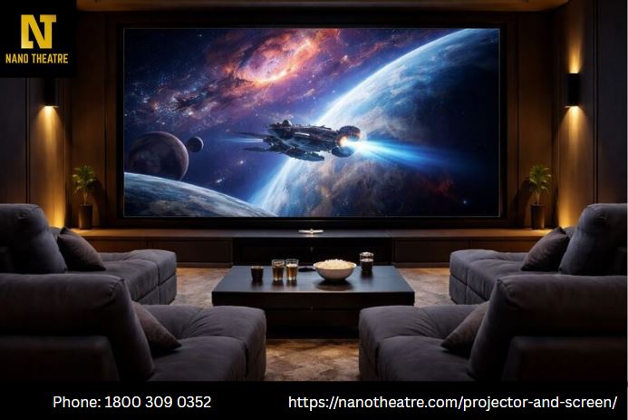 Projector screen for home