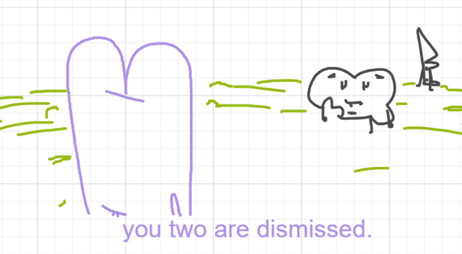 A panel from The Prime Number Few, episode eight of the Board Boards object show by Furretwalk/WalkingFurret.