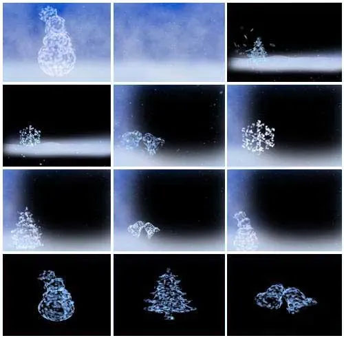 Fondos Con Movimiento Sd hd naavidad Pinnacle Plus Transciones Fotogramas